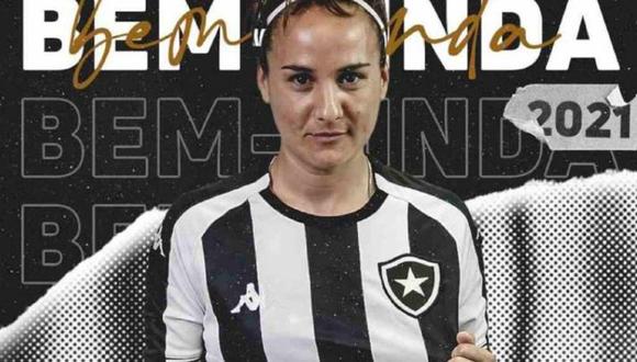 La peruana María José 'Maca' López Bellatín fue fichada por el equipo femenino de Botafogo de Brasil | Foto: Prensa Botafogo
