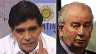 El último insulto de Maradona a Julio Grondona, hace un mes