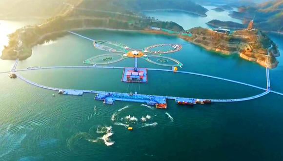 Inauguran en China la pasarela flotante más larga del mundo