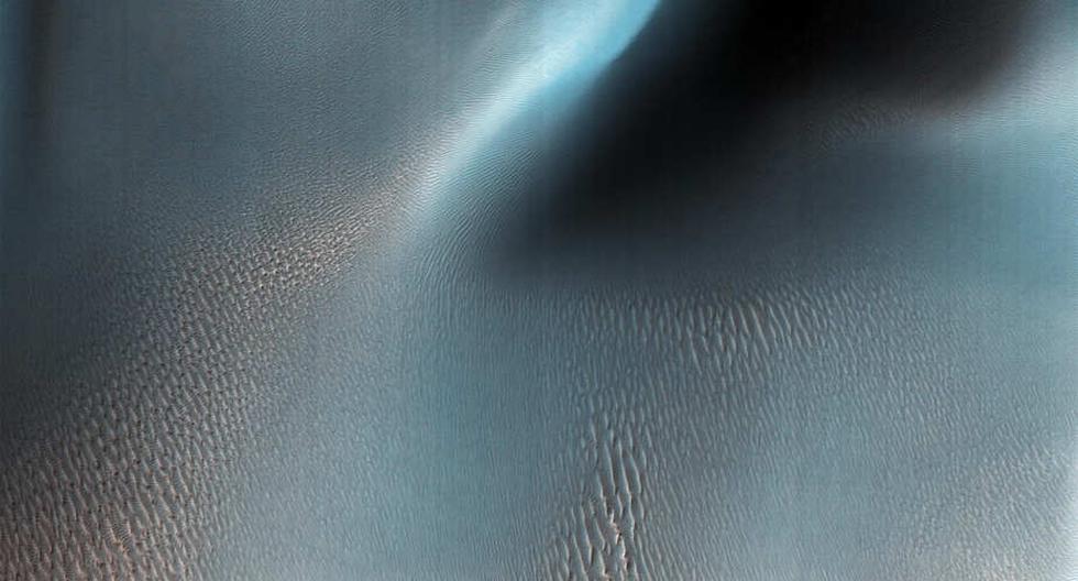 Arenas azules de Marte. (Foto: NASA)