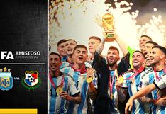 Argentina vs. Panamá: horarios, apuestas y dónde ver a los campeones del mundo