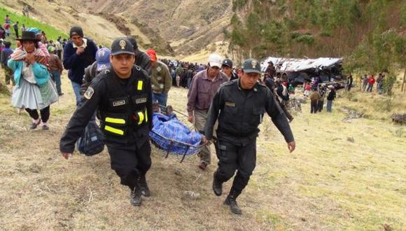 Seis personas murieron tras choque frontal en Carretera Central