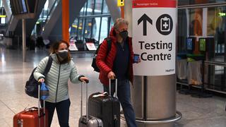 Coronavirus: Reino Unido castigará con hasta 10 años de cárcel a viajeros que mientan sobre países visitados
