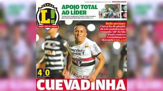 Christian Cueva es portada del diario brasileño "Lance!"