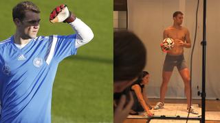 Manuel Neuer criticó posar en calzoncillos... y también lo hizo