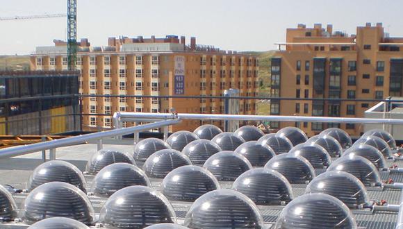 Dispositivos tienen forma esférica para captar la radiación solar. (Foto: sunsphere.de)