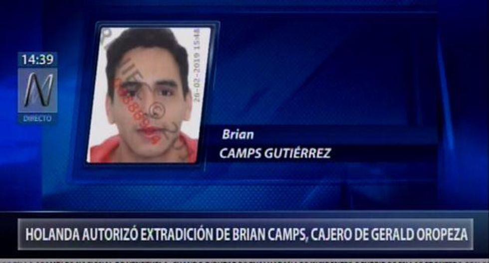 Holanda autorizó extradición de Brian Camps a Perú (Captura: Canal N)