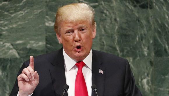 Donald Trump amenaza en la ONU a Irán y tilda de ilegítima a la Corte Penal Internacional. (EFE).