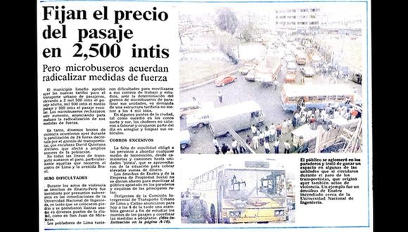 (Foto: Archivo El Comercio)