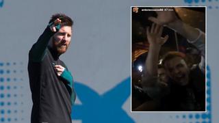 Lionel Messi y la locura que vivió al salir del Camp Nou