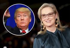 Meryl Streep le respondió a Donald Trump tras llamarla “actriz sobrevalorada”