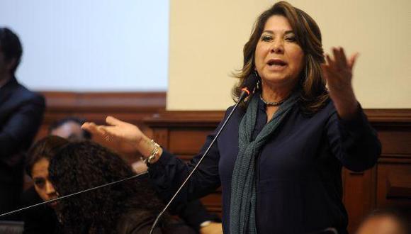 Martha Chávez, a través de videoconferencia, polemizó con Manuel Merino para exigir que Vicente Zeballos pida explícitamente el voto de confianza. (Foto: Congreso)