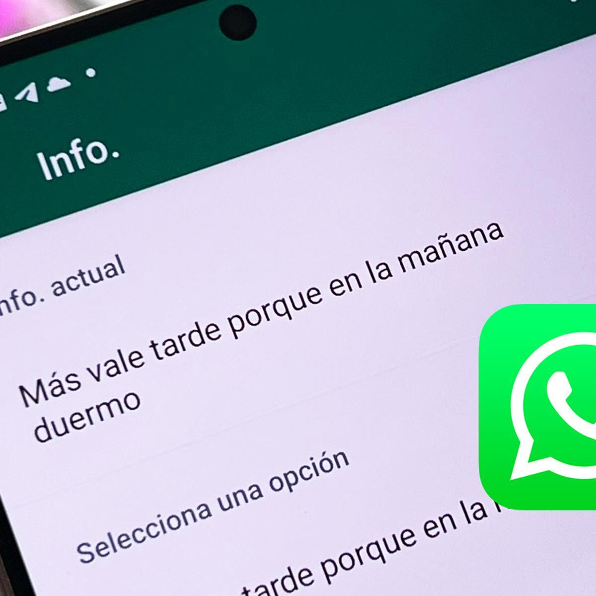 WhatsApp | Mejores frases para info | Smartphone | Aplicaciones | Tutorial  | nnda | nnni | DATA | MAG.