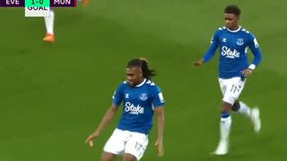 Alex Iwobi anotó un golazo para el 1-0 de Everton sobre Manchester United | VIDEO
