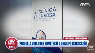 Los Olivos: mujer de 50 años muere tras procedimiento de aumento de glúteos en clínica estética clandestina