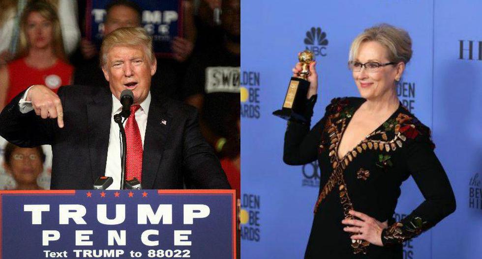 Meryl Streep critic&oacute; duramente al magnate Donald Trump sin mencionarlo por su nombre en la gala de los Golden Globes 2017. (Foto: EFE)