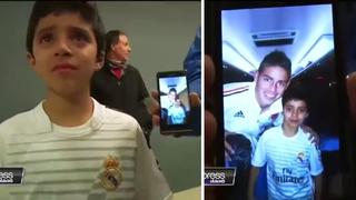 James Rodríguez cumplió el sueño de un niño chileno (VIDEO)