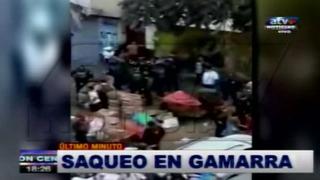 Gamarra: disturbios y caos en zona comercial de La Victoria