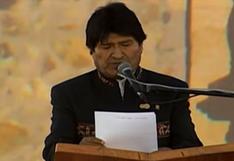 Evo Morales: “Quien traiciona a un pobre, traiciona a Cristo” 