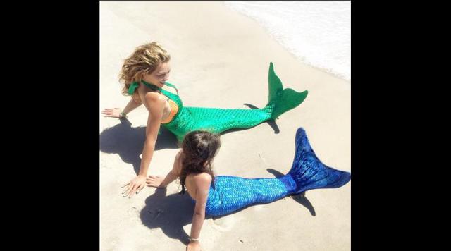 Sabrina Sakaë es la hija mayor de Thalía con el empresario Tommy Mottola. La menor tiene ya 10 años de edad. (Foto: Instagram)