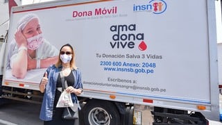 Marisol Aguirre y Kukuli Morante donan sangre para niños del INSN San Borja