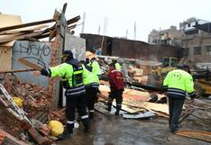 La Victoria: municipio derrumbó construcción informal en el cerro San Cosme