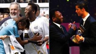 Instagram: Cristiano Ronaldo y Neymar fueron felicitados por Pelé