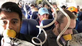 Videos muestran el terror en el avión de Southwest cuyo motor explotó