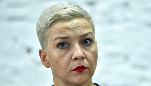María Kolesnikova, lideresa de la oposición de Bielorrusia, cumple una condena de 11 años de prisión. (SERGEI GAPON / AFP).