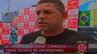 El particular estilo del 'Puma' Carranza como técnico de la "U"