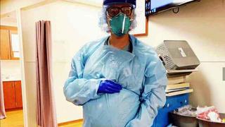 Doctora embarazada de ocho meses expone su vida y la de su bebé para luchar contra el coronavirus