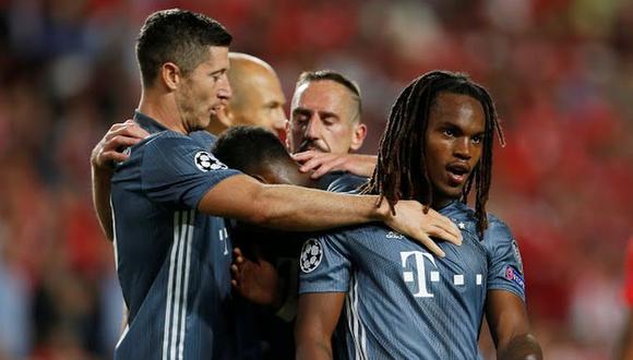 Renato Sanches colocó el 2-0 en el duelo entre el Bayern Múnich y el Benfica. James Rodríguez envió una gran asistencia para la anotación del portugués (Foto: agencias)