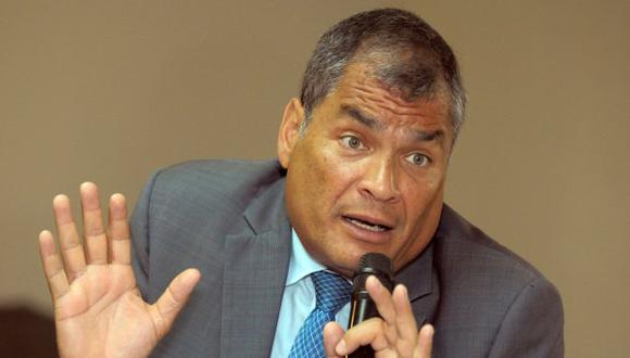 El ex presidente de Ecuador, Rafael Correa, ha negado su implicación en los hechos y aduce que es objeto de una persecución política. (Foto: EFE)