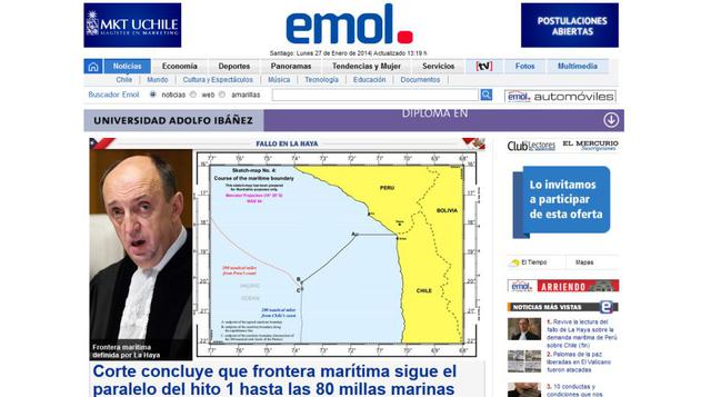 Así informan los medios chilenos resultado del fallo de La Haya - 1
