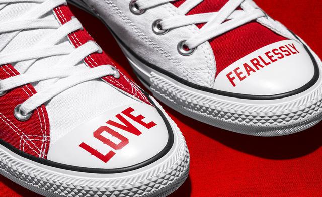 En el marco del día de San Valentín, Converse lanza su colección llamada “Love Fearlessly”. (Foto: difusión)
