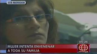 Mujer intentó envenenar con raticida a su esposo y cuatro hijos