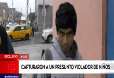 Lima: capturan a presunto violador de menores en La Victoria