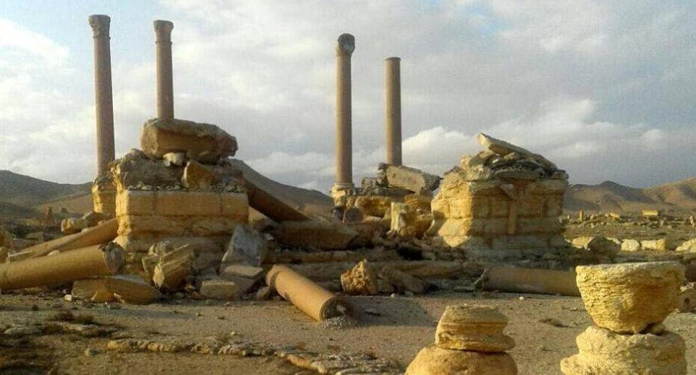 Destrucción en la ciudad de Palmira. (Foto: EFE)