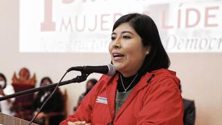 Plantean que ministra Betssy Chávez sea interpelada o renuncie