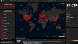 El mapa del coronavirus en el mundo en tiempo real hoy viernes 10 de abril: contagiados y muertos 