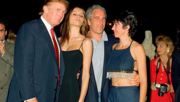 Donald Trump en la lista de las personas que fueron clientes de Jeffrey Epstein y Ghislaine Maxwell. (AFP).