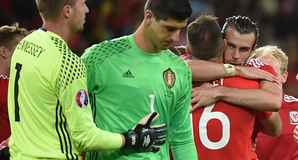 Thibaut Courtois, portero de la selección de Bélgica, lamentó la eliminación de la Eurocopa a manos de Gales pero señaló como culpable al técnico Marc Wilmots. (Foto: AFP)