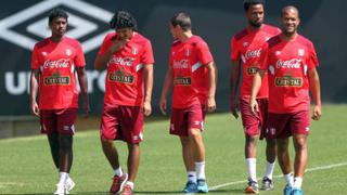 Selección peruana inició entrenamientos con solo seis jugadores