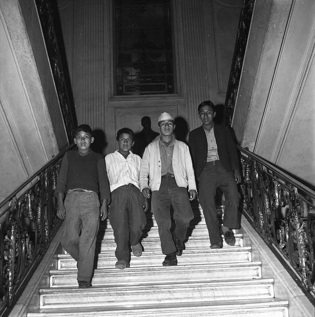 El 27 de mayo de 1968, cuatro de los cinco jóvenes estuvieron en la redacción de El Comercio. (Foto: GEC Archivo Histórico)