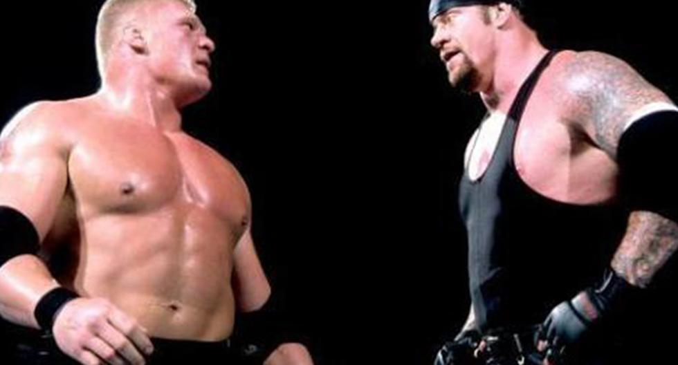 En el 2003 Brock Lesnar, Undertaker y Big Show se enfrentaron en un triple amenaza en SmackDown. (Foto: Den of Geek)