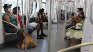 Línea 1 del Metro de Lima pide a usuarios cumplir protocolos sanitarios contra el coronavirus