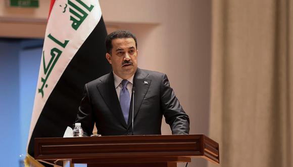 Mohammed Shia al-Sudani, primer ministro de Irak. (Foto: Oficina de prensa del Parlamento iraquí vía AP)