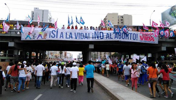 La Marcha por la Vida se realizará este sábado 25 de marzo. (Foto: @MaryaXimena)
