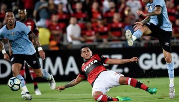 Flamengo cayó 1-0 ante Gremio con Miguel Trauco en fecha 13° del Brasileirao. (Foto: Globoespoerte)