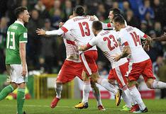 Suiza vence 1-0 a Irlanda del Norte en Belfast y saca ventaja en el repechaje